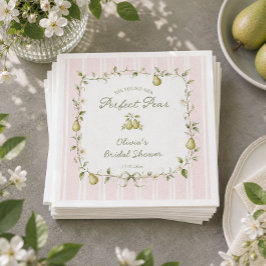 Servilleta De Papel Servilletas de Ducha de Novia Perfect Pear