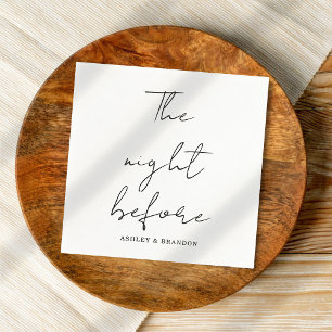 Servilleta De Papel Servilletas de Escritura Caligráfica Elegante La N