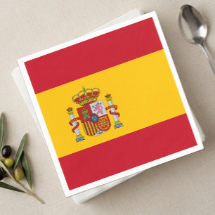 Servilleta De Papel Servilletas de España, bandera española fiesta / f