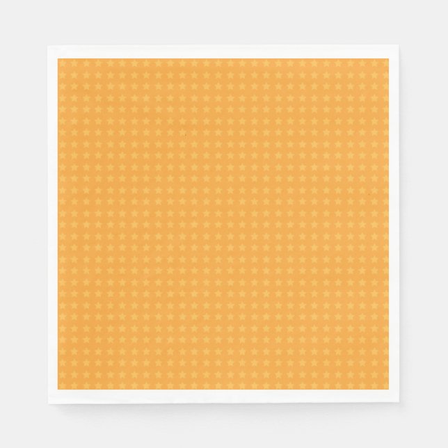 Servilleta De Papel Servilletas de estrella naranja (Anverso)