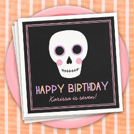 Servilleta De Papel Servilletas de Feliz Cumpleaños de Halloween Paste