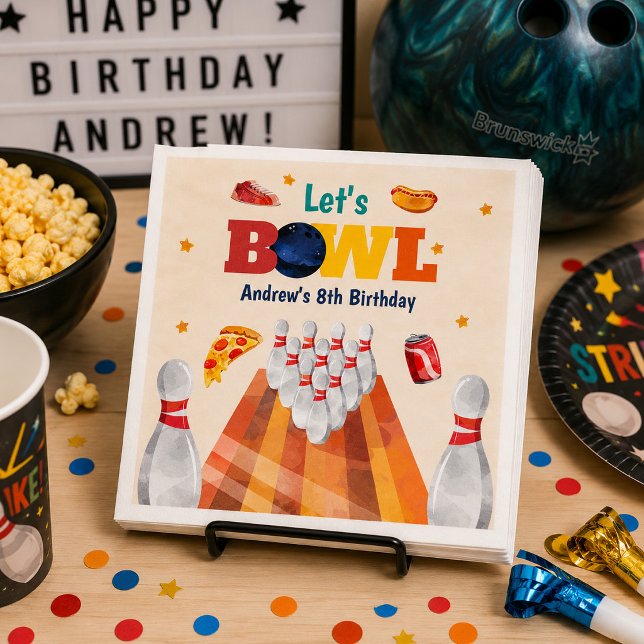 Servilleta De Papel Servilletas de fiesta de cumpleaños de bolos Let's (Subido por el creador)