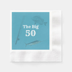 Servilleta De Papel Servilletas de fiesta de cumpleaños para pesca de 