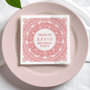 Servilleta De Papel Servilletas de fiesta de diosa con diseño griego r