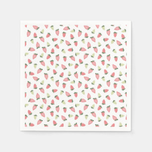 Servilleta De Papel Servilletas de fiesta de fresas silvestres