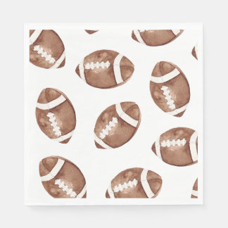 Servilleta De Papel Servilletas de fiesta de fútbol acuarela