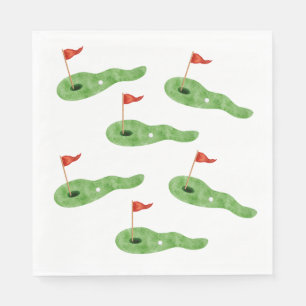 Servilleta De Papel Servilletas de fiesta de golf