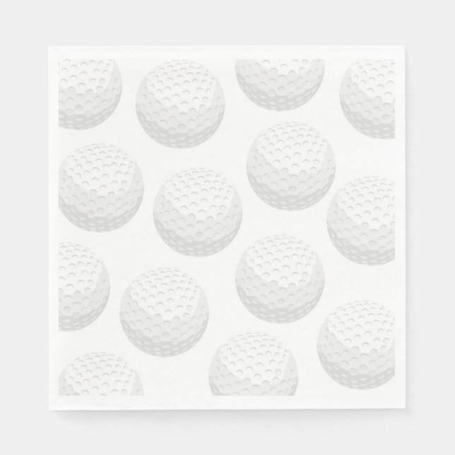 Servilleta De Papel Servilletas de fiesta de golf (Anverso)