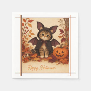 Servilleta De Papel Servilletas de fiesta de Halloween con disfraz de