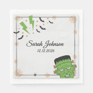 Servilleta De Papel Servilletas de fiesta de Halloween espeluznantes  