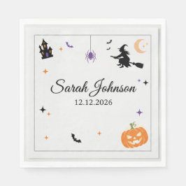Servilleta De Papel Servilletas de fiesta de Halloween espeluznantes |