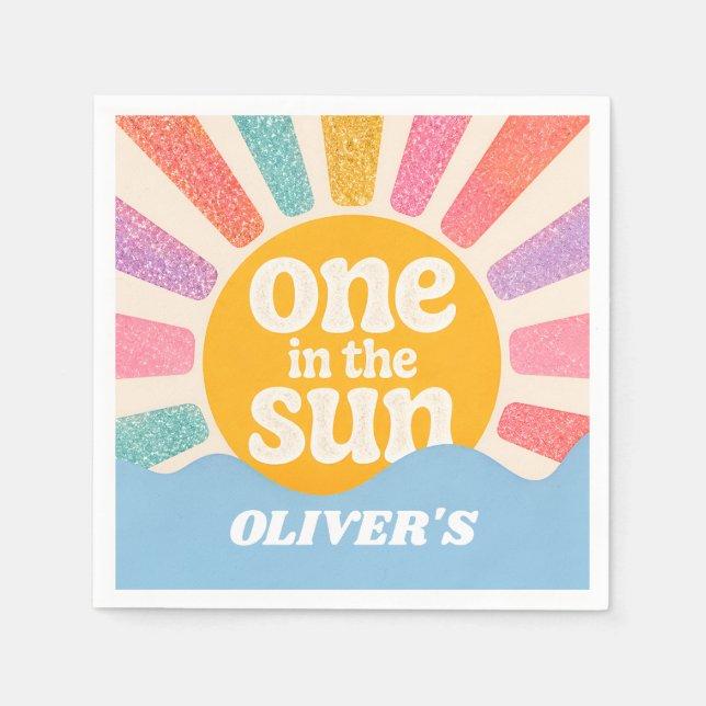 Servilleta De Papel Servilletas de fiesta 'One in the Sun' (Anverso)
