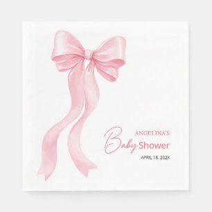Servilleta De Papel Servilletas de fiesta para baby shower con lazo ad