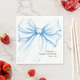 Servilleta De Papel Servilletas de fiesta para baby shower con lazo ad