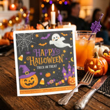 Servilletas de fiesta para niños de Halloween con
