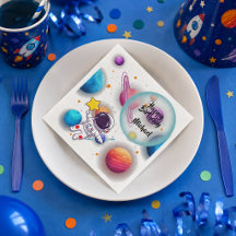 Servilletas de fiesta personalizadas de astronauta
