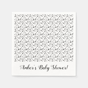 Servilleta De Papel Servilletas de fiesta personalizadas de música