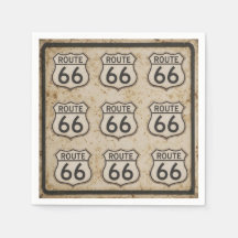Servilletas de fiesta Ruta 66 Retro Road Trip