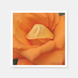 Servilleta De Papel Servilletas de flores de rosa naranja