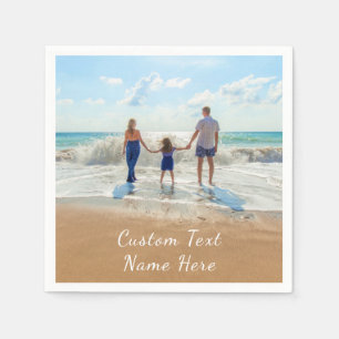 Servilleta De Papel Servilletas de Fotos Personalizadas con tus Fotos 
