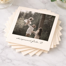 Servilleta De Papel Servilletas de Fotos Polaroid | Arte Retro Vintage