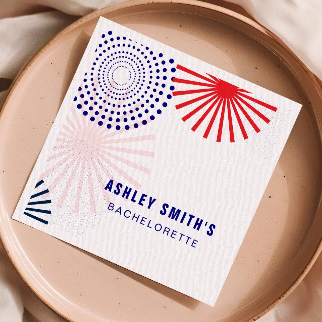 Servilleta De Papel Servilletas de fuegos artificiales del 4 de julio  (Subido por el creador)