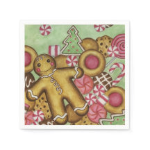 Servilletas de Galletas de Navidad