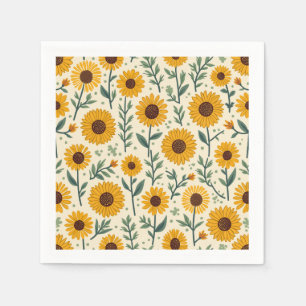 Servilleta De Papel servilletas de girasol.