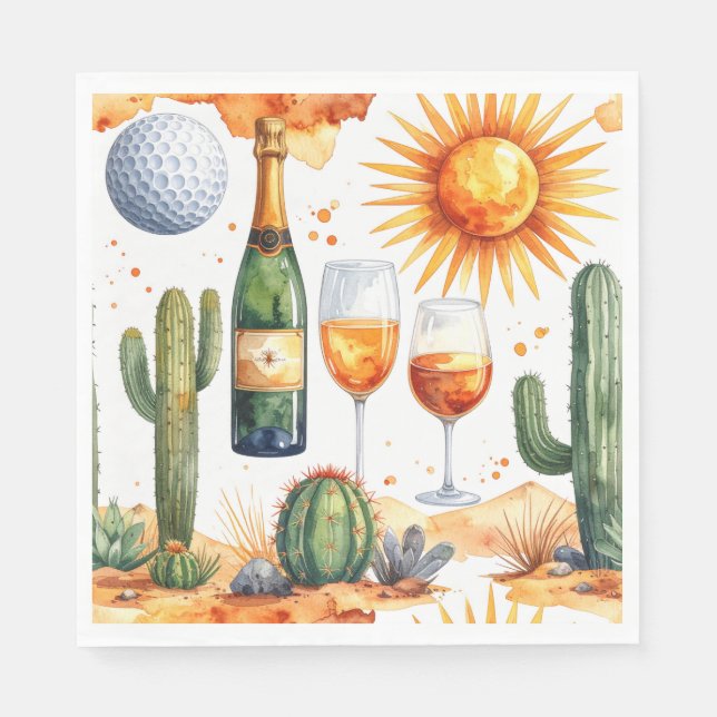 Servilleta De Papel Servilletas de Golf en Arizona (Anverso)