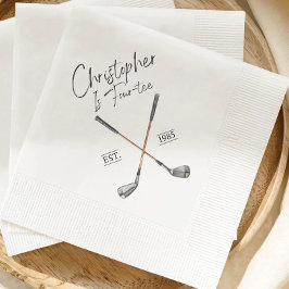Servilleta De Papel Servilletas de Golf Personalizadas Cumpleaños Homb