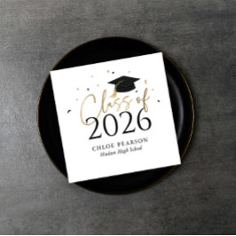 Servilleta De Papel Servilletas de Graduación Clase de 2026