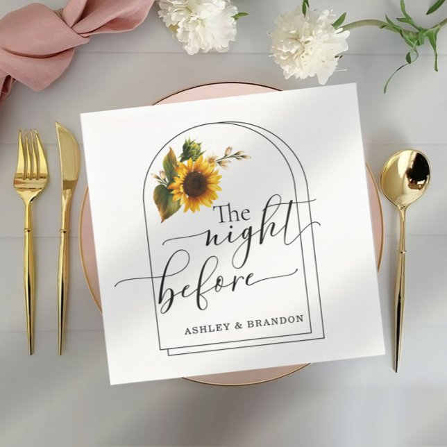 Servilleta De Papel Servilletas de Guion Mínimo de Girasol La Noche An (Subido por el creador)