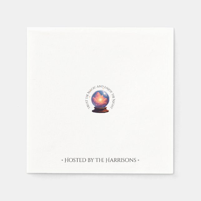 Servilleta De Papel Servilletas de Halloween Crystal Ball Party (Anverso)