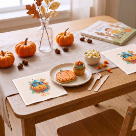 Servilleta De Papel Servilletas de Halloween de Calabaza Guiñando Pers