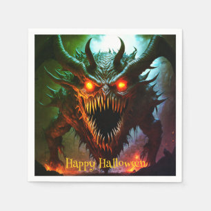 Servilleta De Papel Servilletas de Halloween de Monstruo Gigante