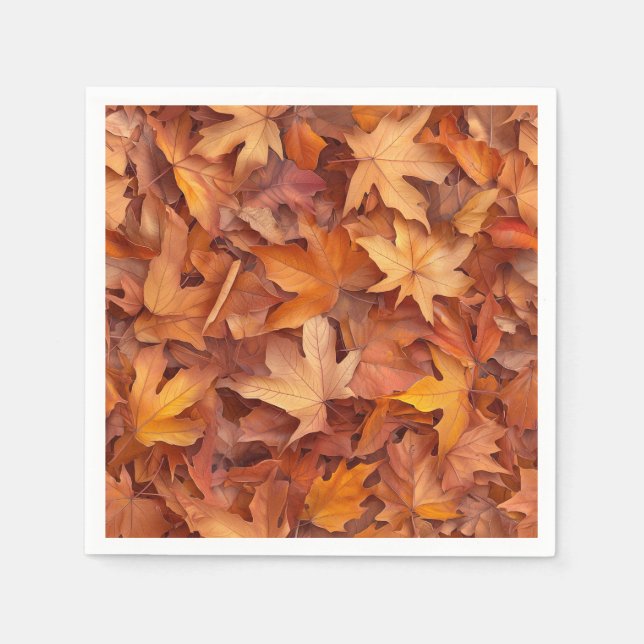 Servilleta De Papel servilletas de hoja de roble (Anverso)