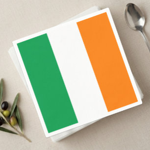 Servilleta De Papel Servilletas de Irlanda, bandera de Irlanda fiesta 