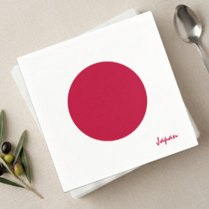 Servilleta De Papel Servilletas de Japón, bandera japonesa fiesta / de