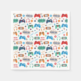 Servilleta De Papel Servilletas de juegos, Fiesta de videojuegos