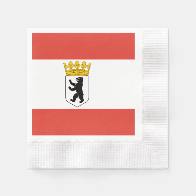 Servilleta De Papel Servilletas de la bandera de Berlín (Anverso)