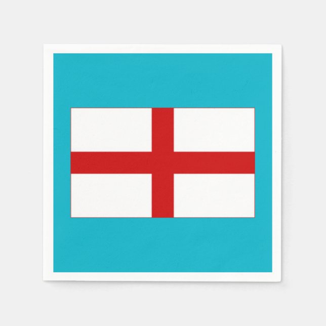 Servilleta De Papel Servilletas de la bandera de Inglaterra (Anverso)