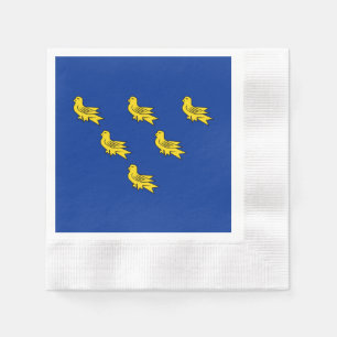 Servilleta De Papel Servilletas de la bandera de Sussex