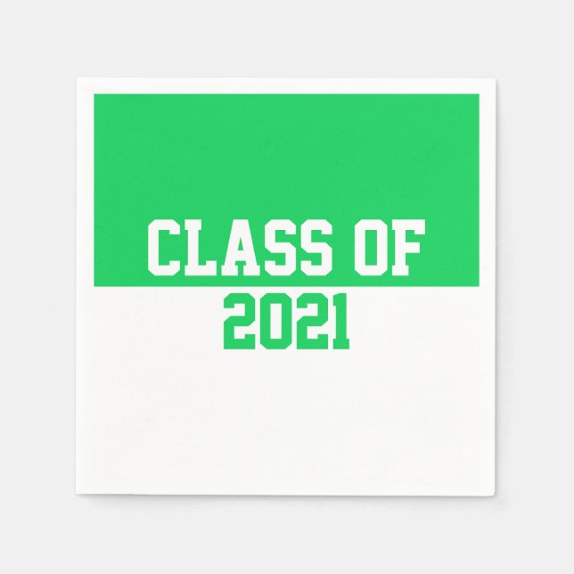 Servilleta De Papel Servilletas de la promoción de 2021 (Anverso)
