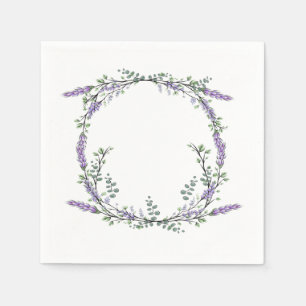 Servilleta De Papel Servilletas de lavanda y eucalipto