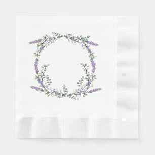 Servilleta De Papel Servilletas de lavanda y eucalipto