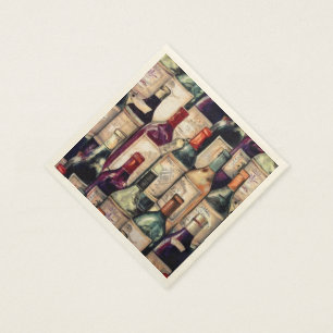 Servilleta De Papel Servilletas de los amantes del vino