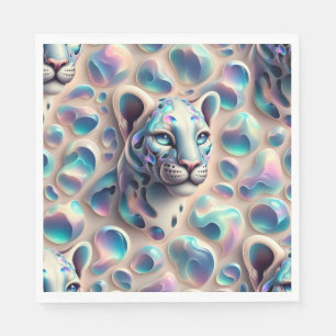 Servilleta De Papel Servilletas de lujo con estampado de leopardo Opal