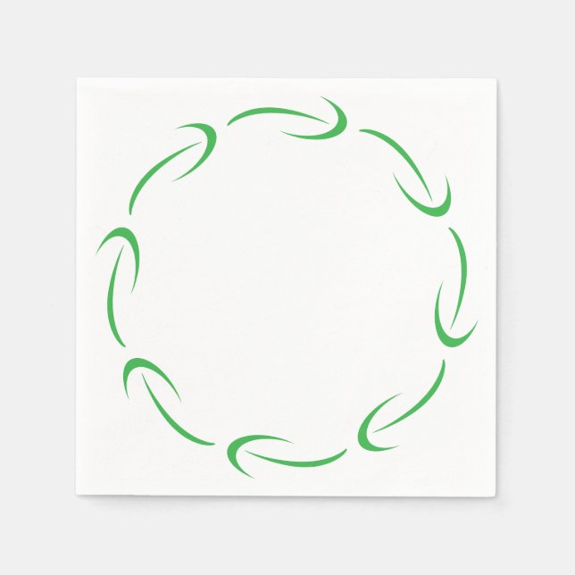 Servilleta De Papel Servilletas de Marco de Flechas (Anverso)