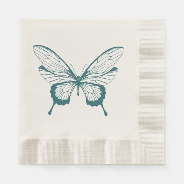 Servilleta De Papel Servilletas de Mariposa (Anverso)
