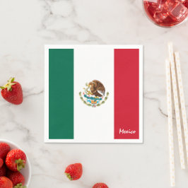 Servilleta De Papel Servilletas de México, fiesta de la bandera mexica